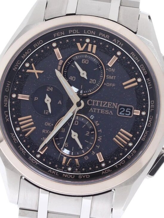 CITIZEN Atessa EcoDrive AT8254-61E/H800-A1CDW03 Solar Powered Radio Men\'s_972197 main image 4